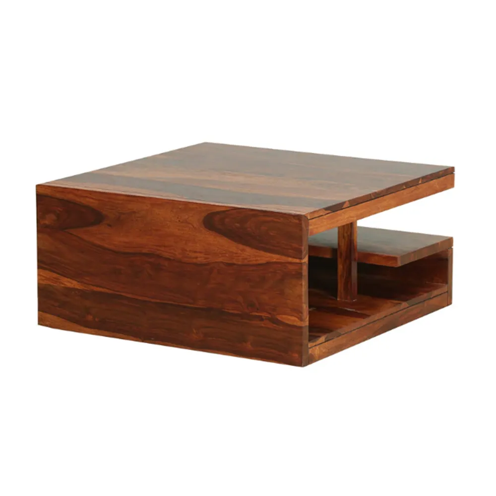 Modern Designer Crafted Sheesham Storage Wood Centre Table