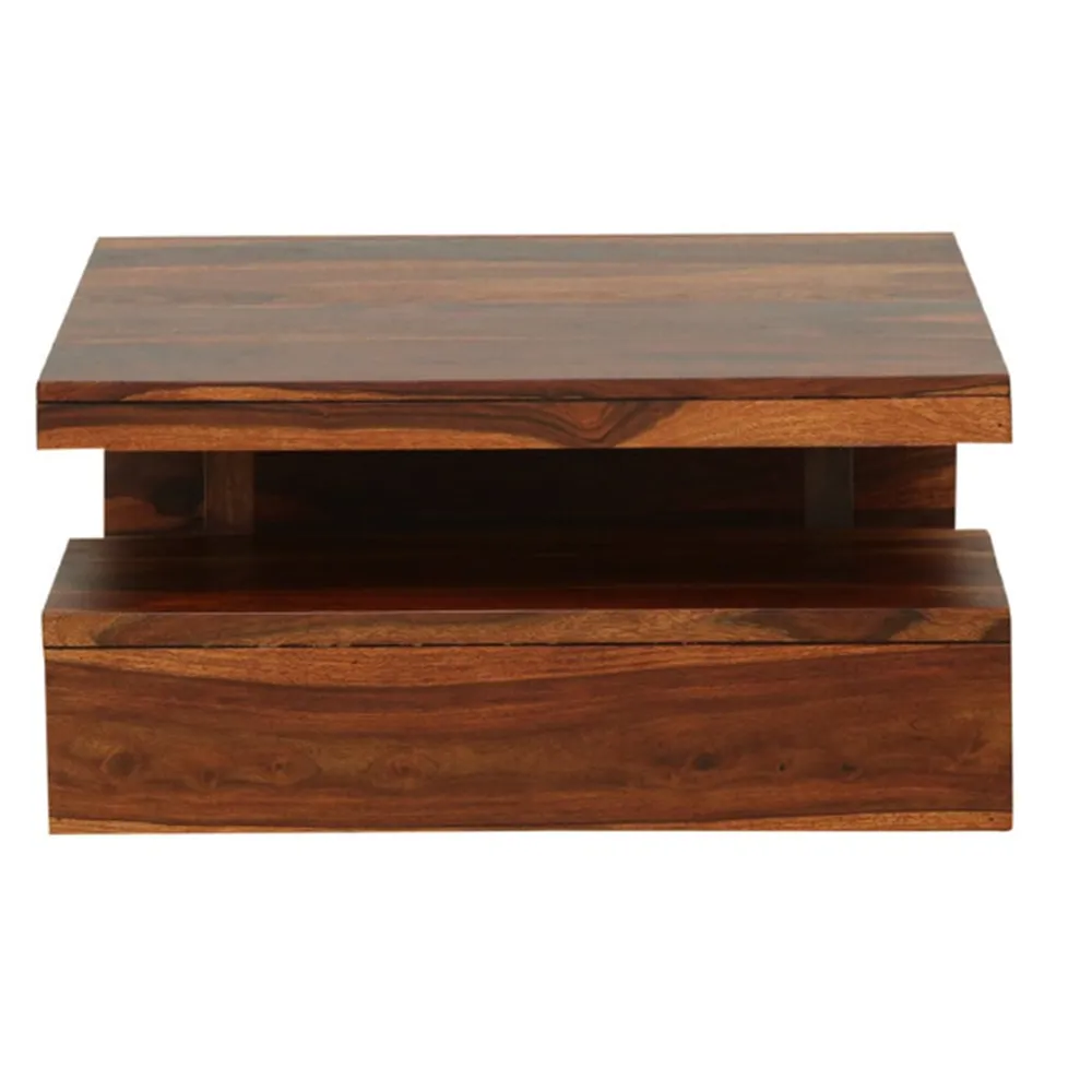 Modern Designer Crafted Sheesham Storage Wood Centre Table