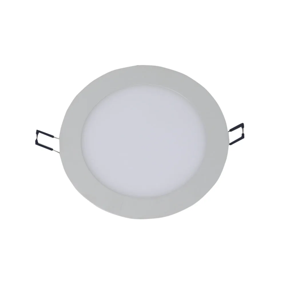 Modern Flat Round 12W White Penal Light