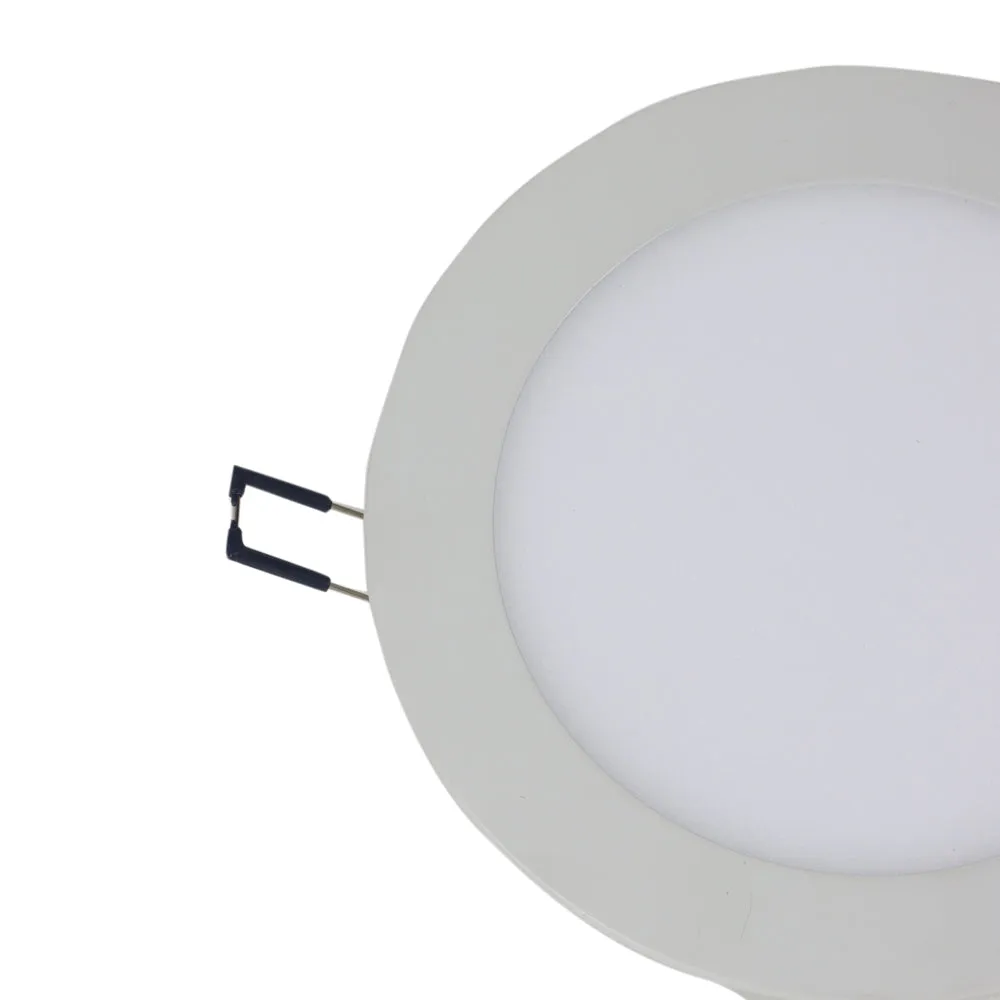 Modern Flat Round 12W White Penal Light