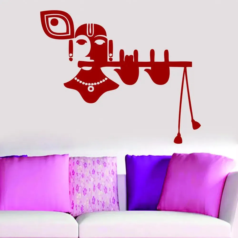 Modern Krishna wall sticker