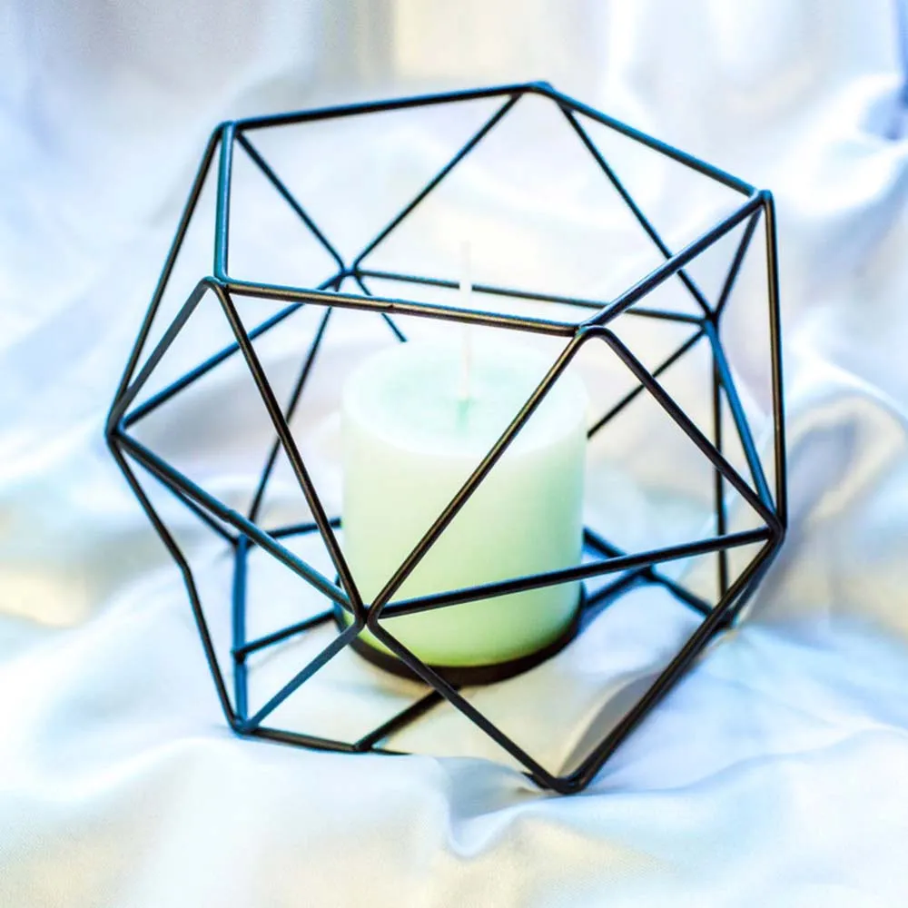 Modern Perspective Flourishing Candle Holder