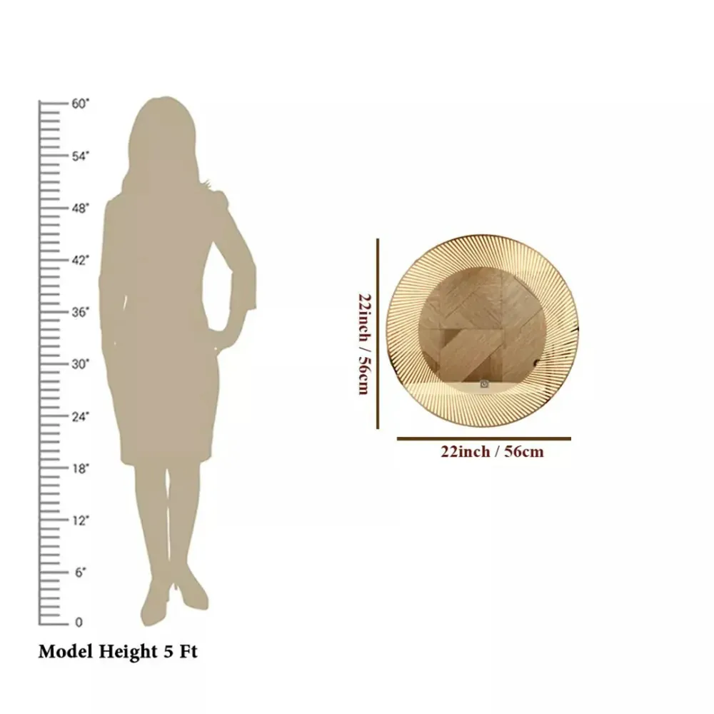 Modern Semi-Spiral LED Bathroom Mirror