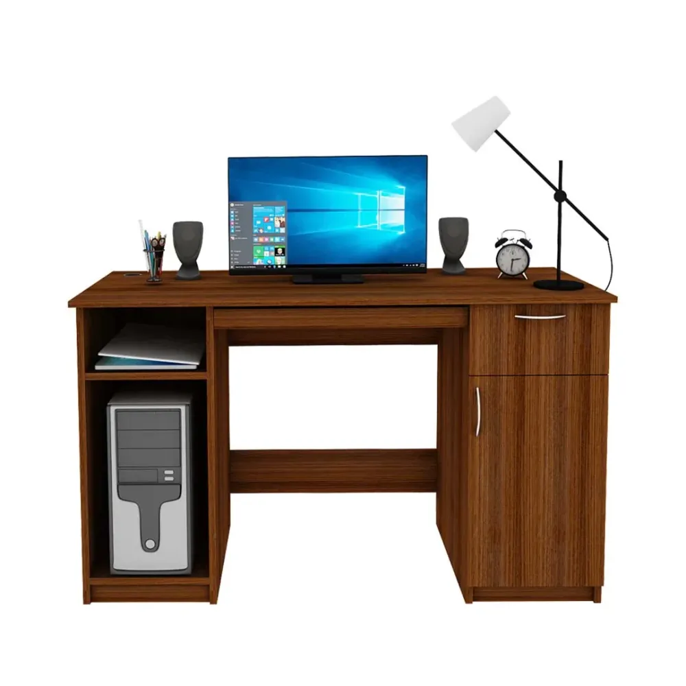 WallMantra Modern Workspace Premium Wooden Computer Table