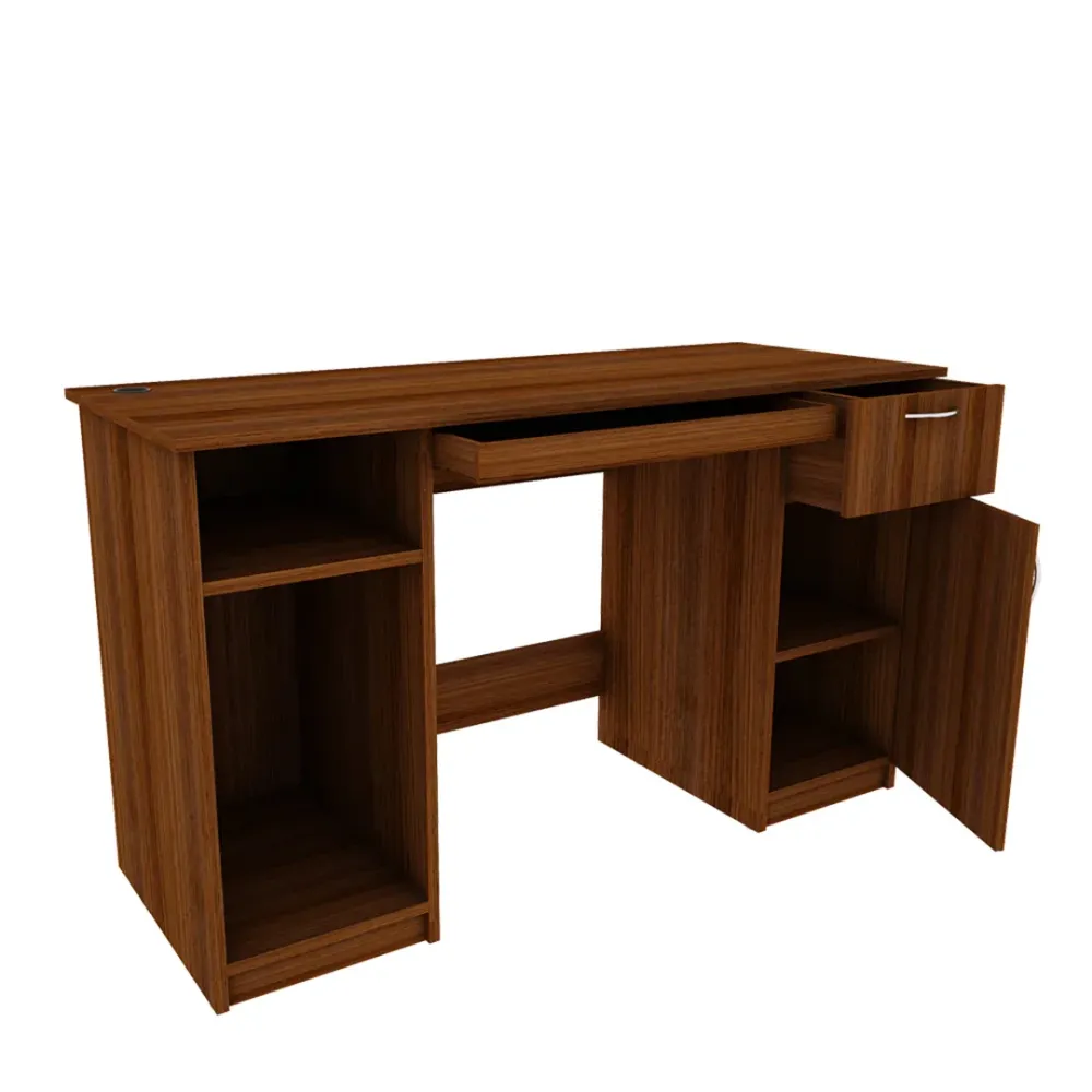 WallMantra Modern Workspace Premium Wooden Computer Table