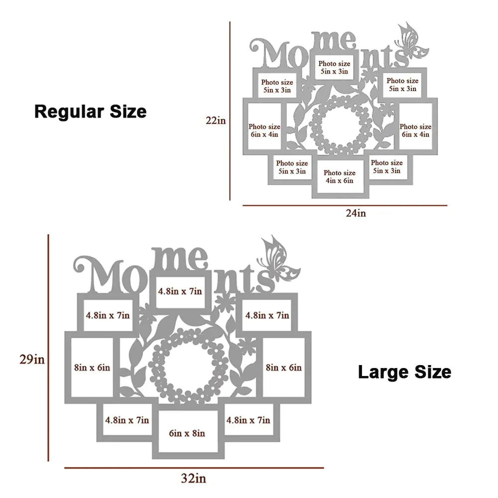 Moments Pink Hanging Photo Frame Regular