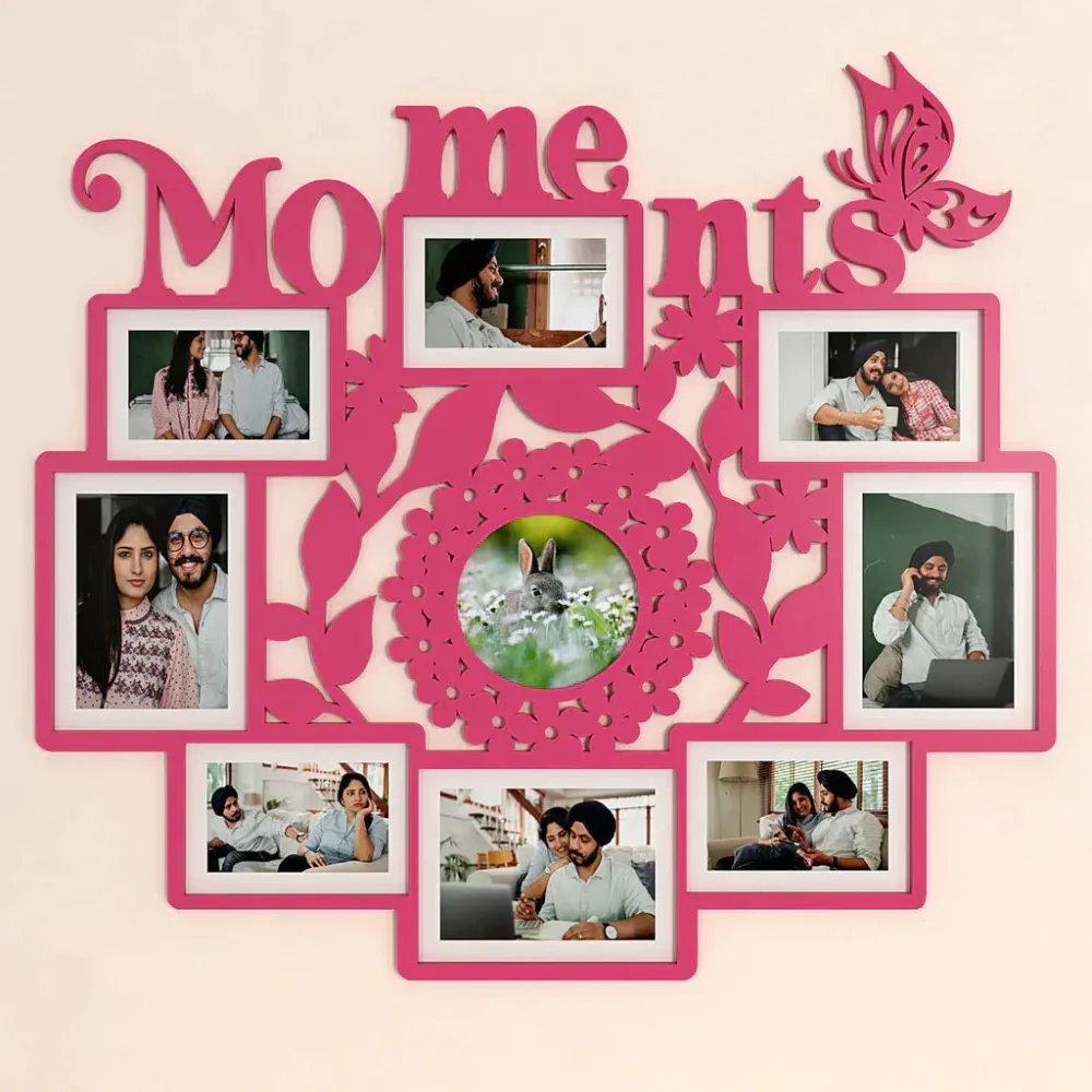 Moments Pink Hanging Photo Frame Regular