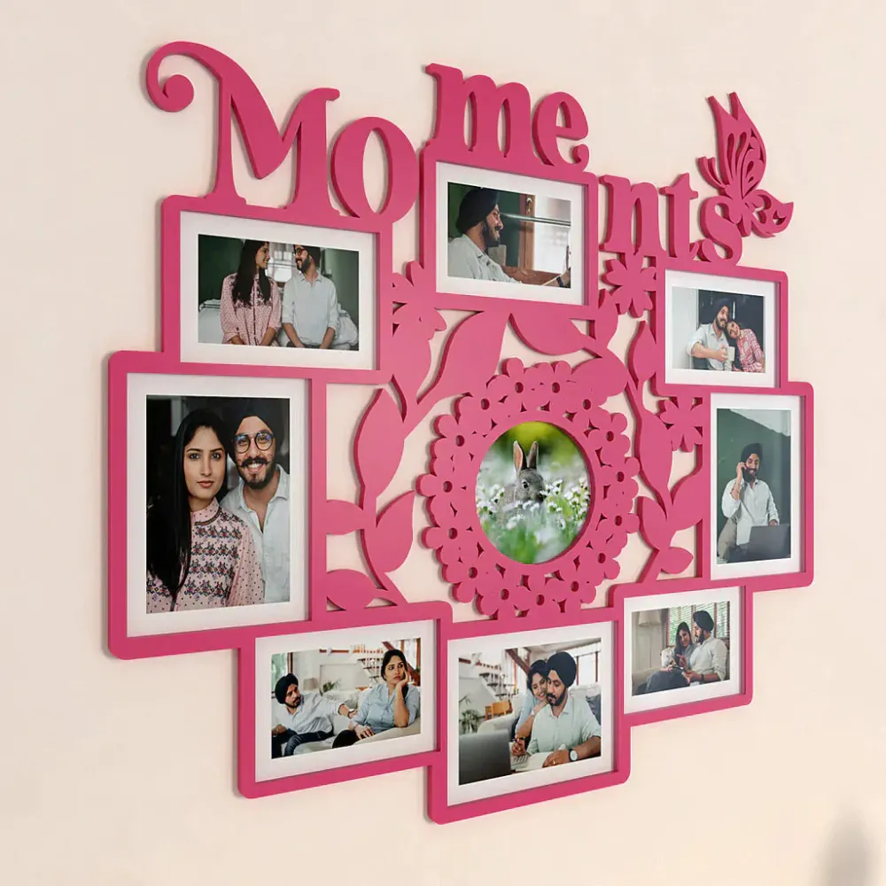 Moments Pink Hanging Photo Frame Regular