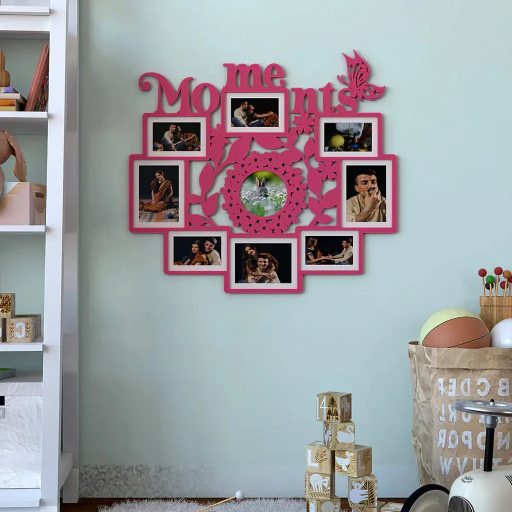 Moments Pink Hanging Photo Frame Regular