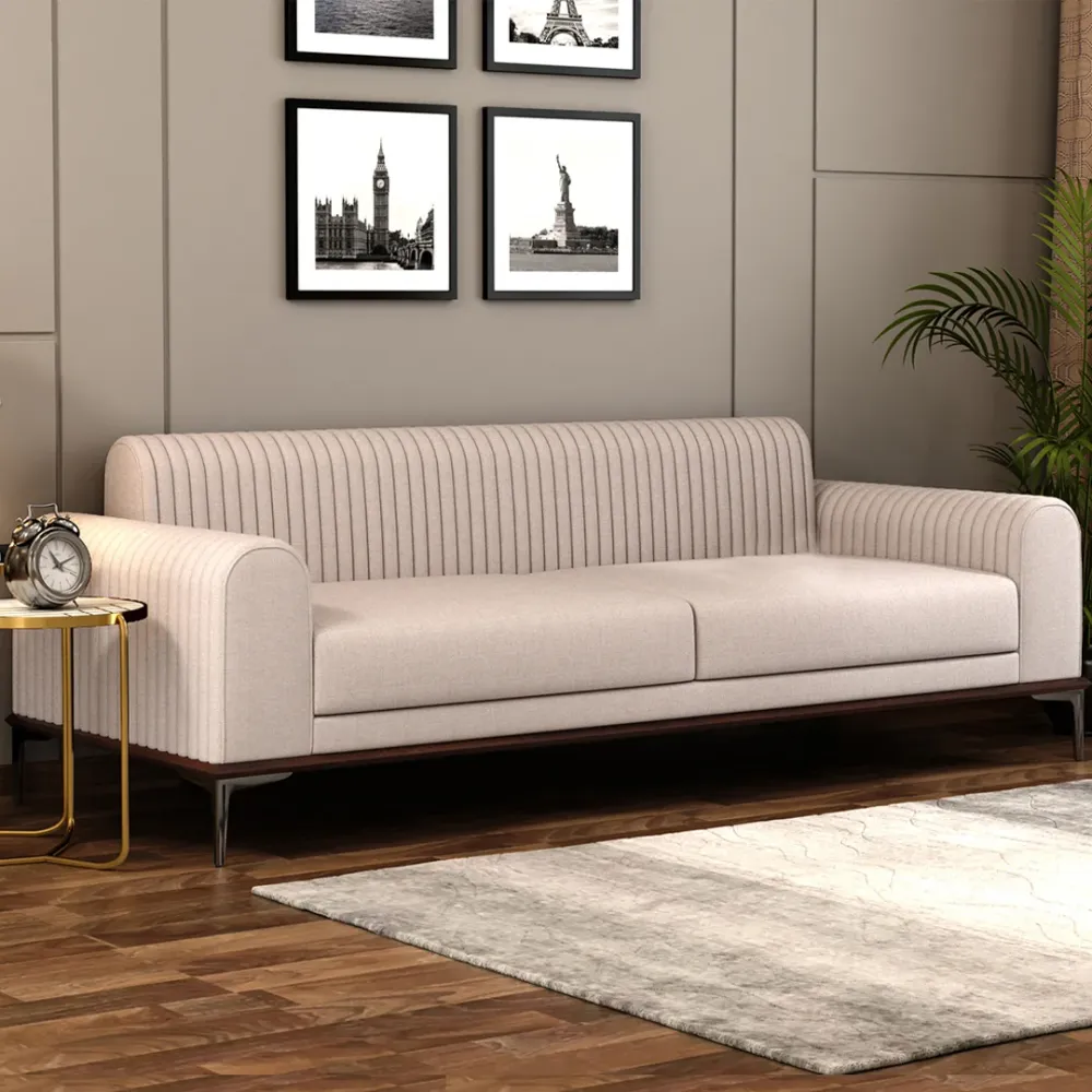 WallMantra Morden 3 seater sofa in Jade Ivory