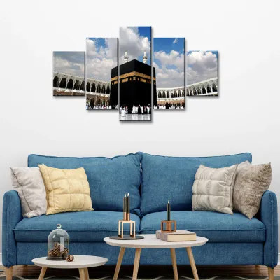 Muslim Pilgrimage Kaaba Canvas Wall Painting