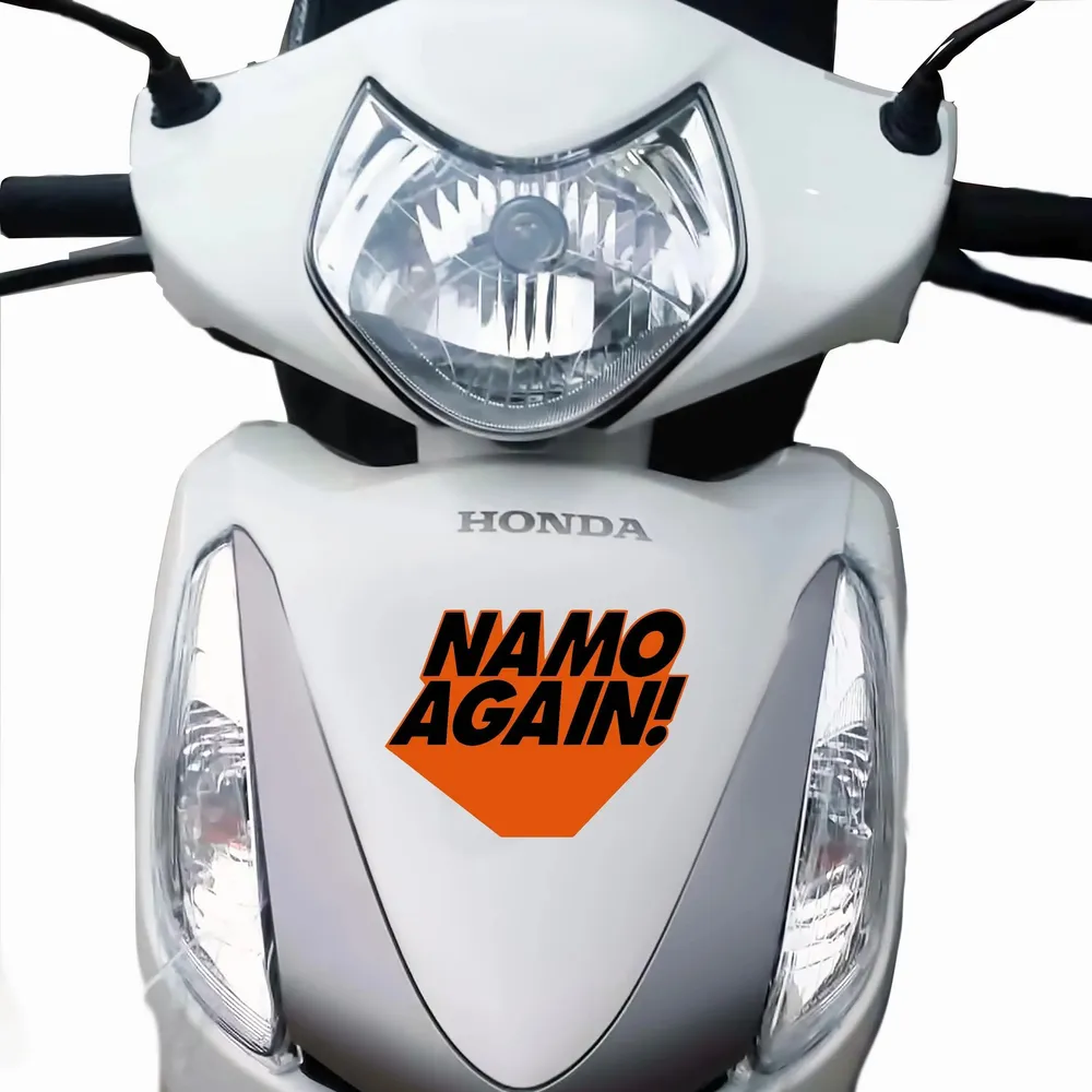 Namo Again Scooty Sticker For All Scooty