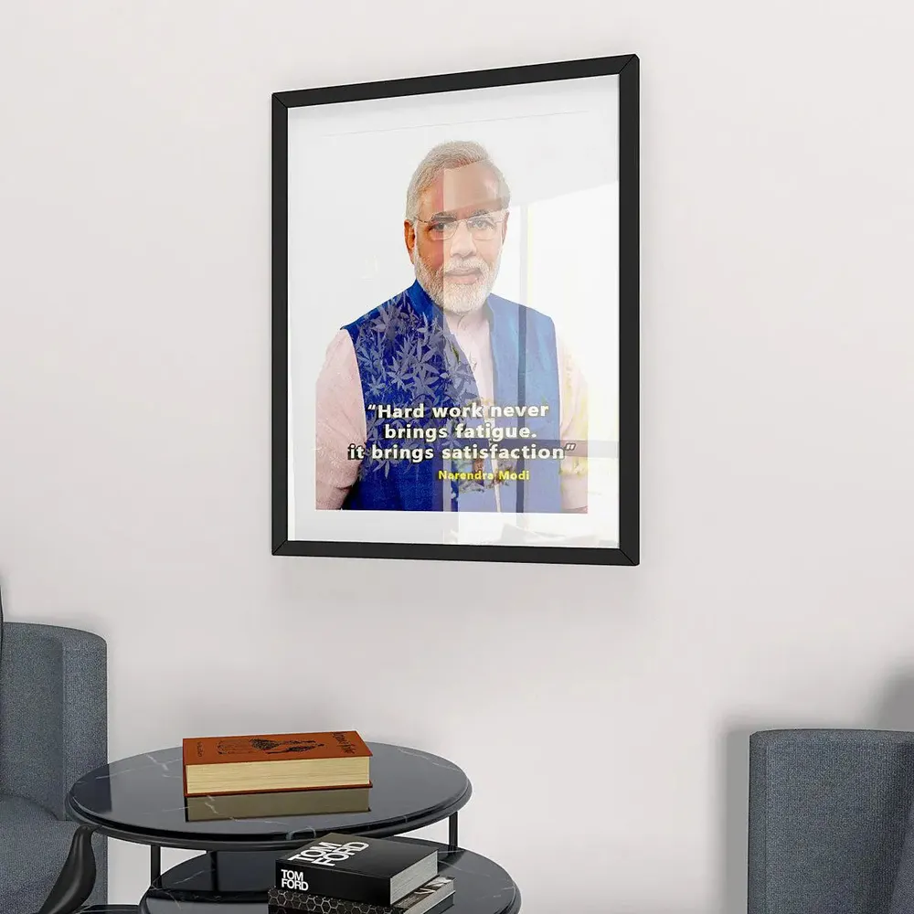 Narendra Modi Ji Motivational Quote Framed Wall Painting