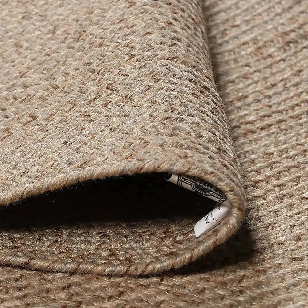 Natural Beige Traditional Handwoven Area Rug (2x 3) ft