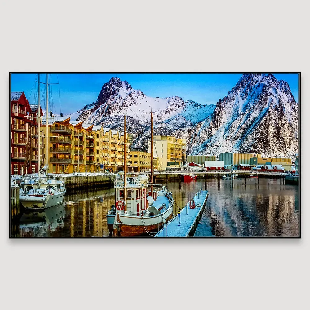 Nature's Scenery Canvas Big Panoramic Wall Hanging With Wood Frame
