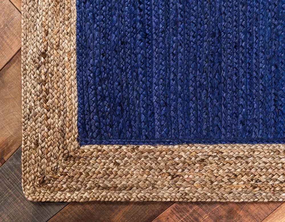 Navy Blue Tint Classic Jute Rug S (4*6ft)