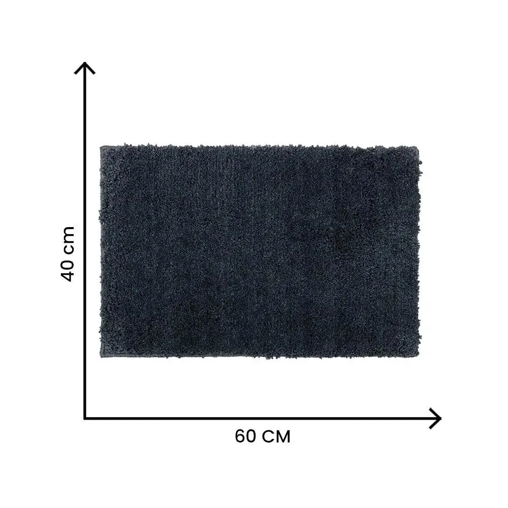 Navyblue Microfibre Premium Plain Bathmat (40 x 60) cm