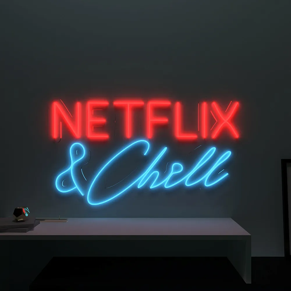 Netflix &amp; Chill Neon LED Light