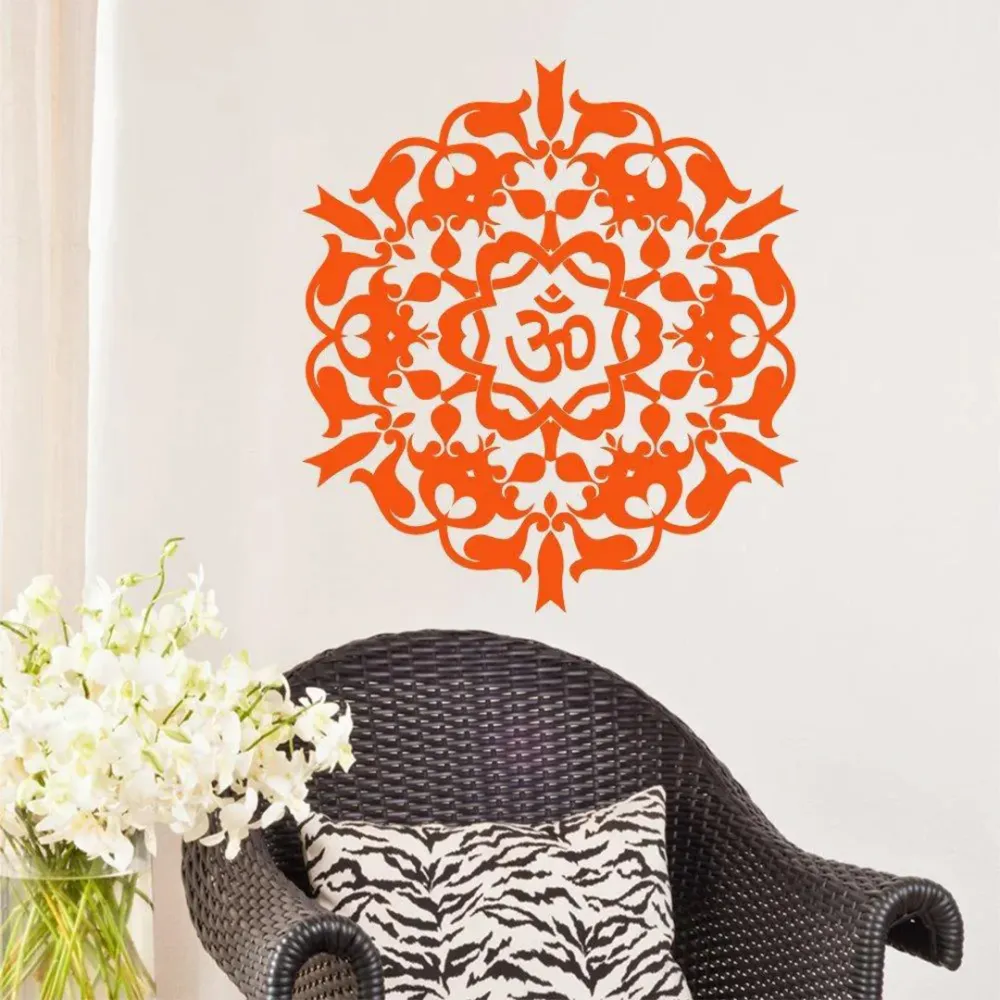 Om Motif Wall Sticker Large