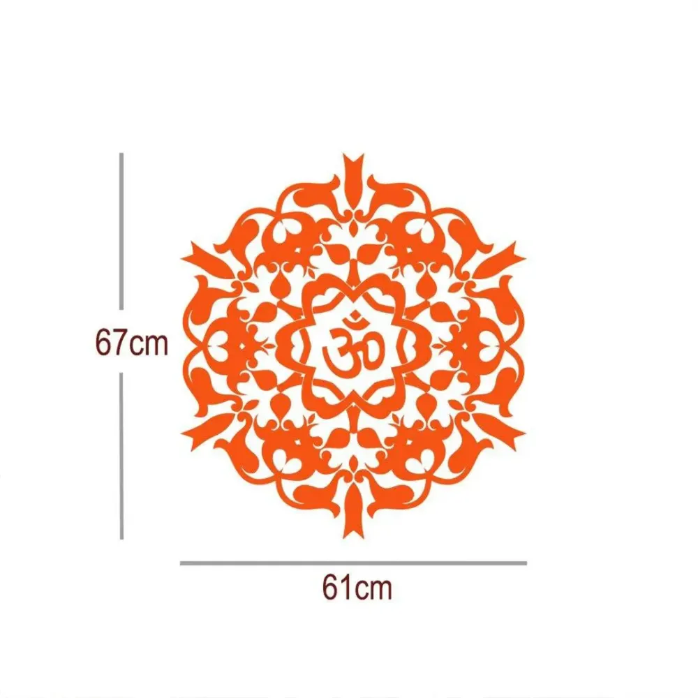 Om Motif Wall Sticker Large