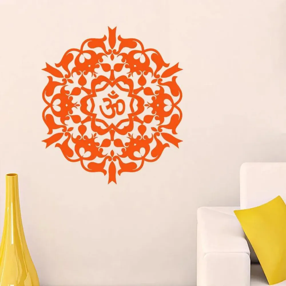 Om Motif Wall Sticker Large