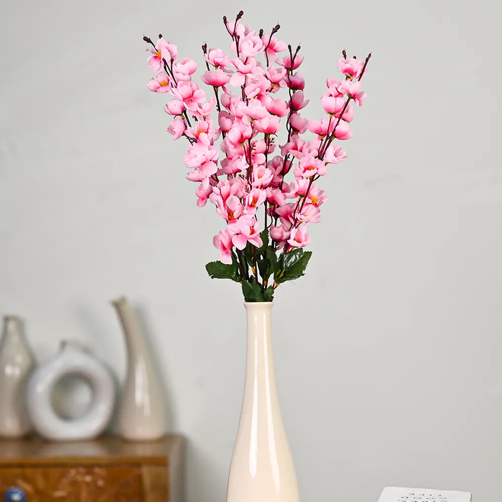 Pink Artificial Blossoms Set Of 2