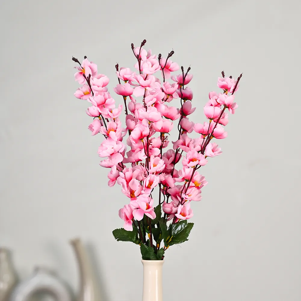 Pink Artificial Blossoms Set Of 2