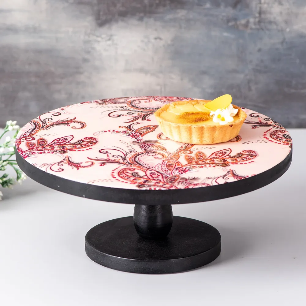 Pink Designer Classic MDF Cake Stand