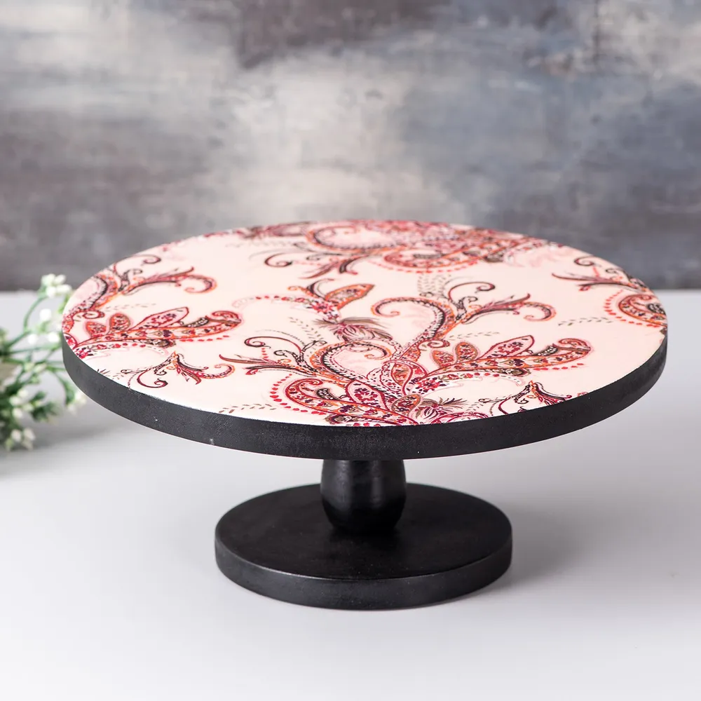 Pink Designer Classic MDF Cake Stand