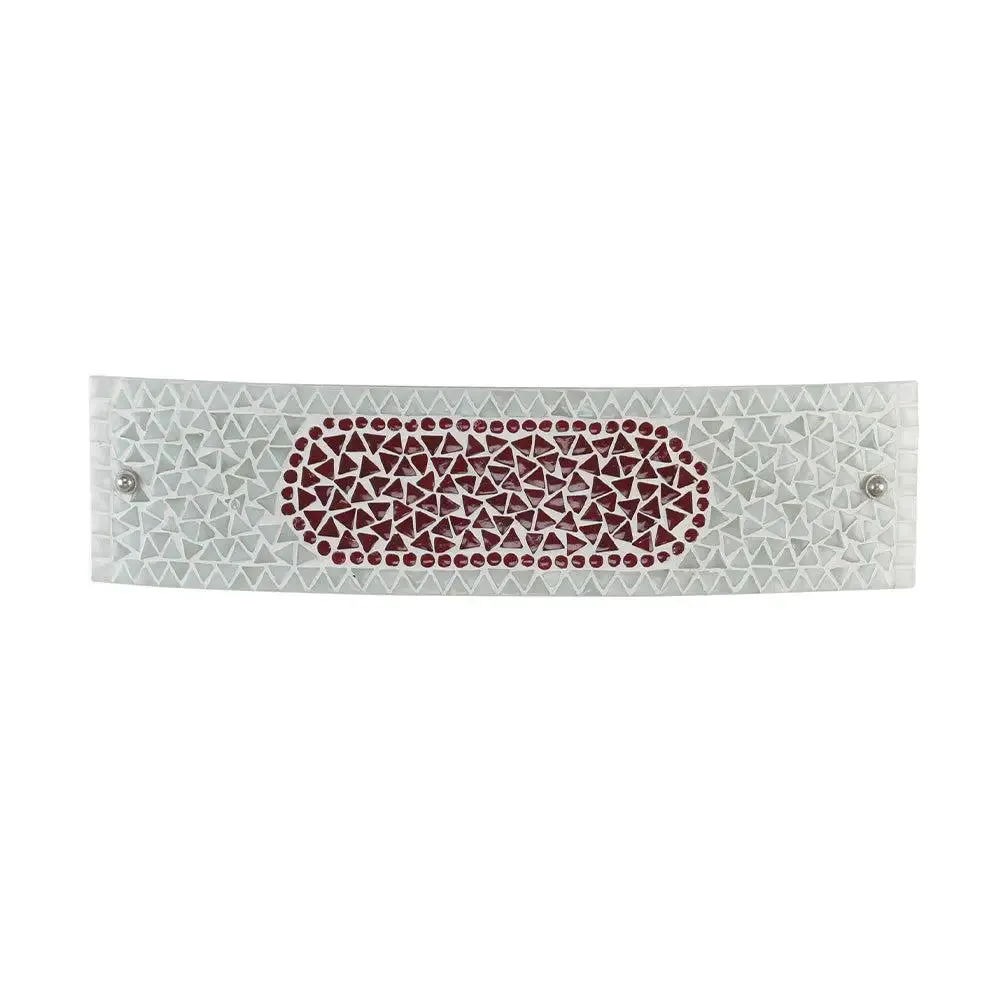 Pink hue Glass Bathroom Light