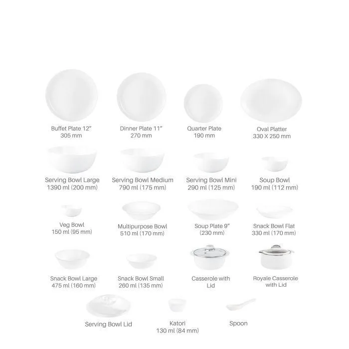 Pink Iris Charming Dinner Set of 27 Pieces