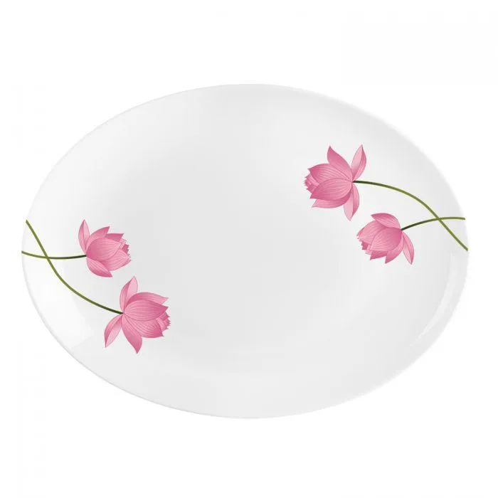 Pink Iris Charming Dinner Set of 27 Pieces