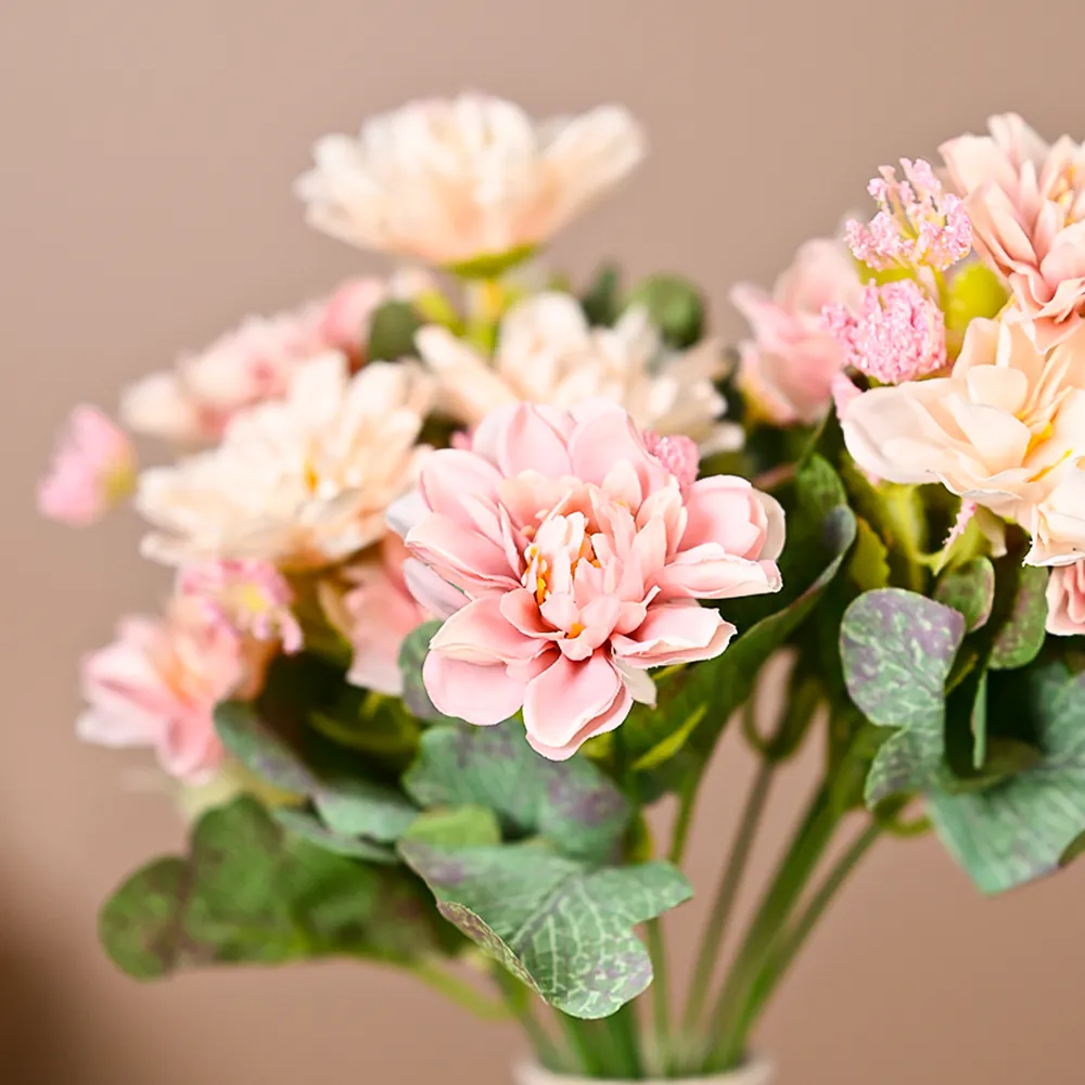 Pink Jasmine Artificial Flower Bunch Set Of 2