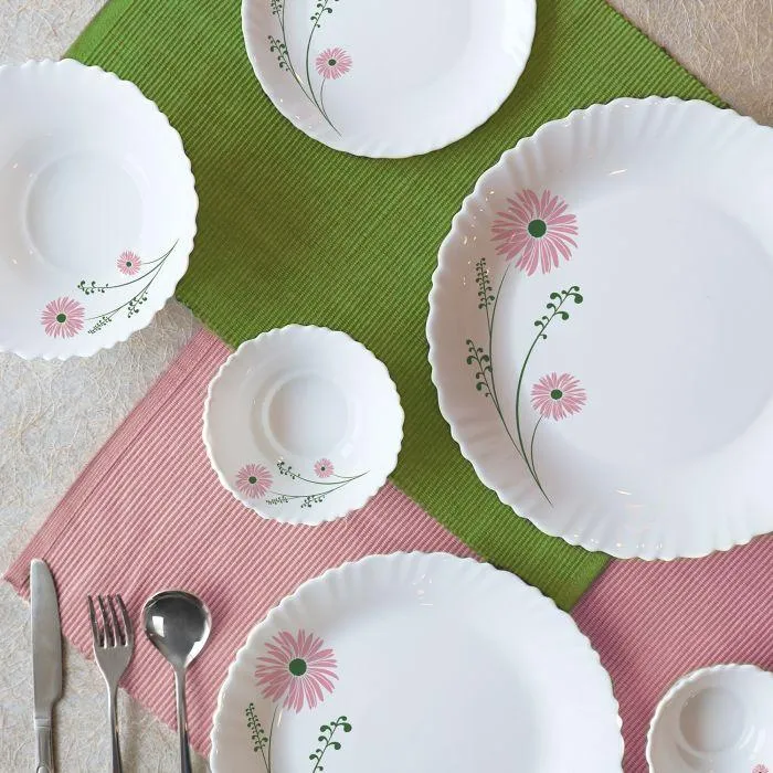 Pink Lilac Dinner Set of 29 Pieces