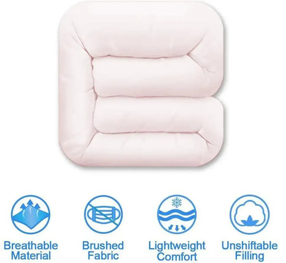 Pink Quilted Double Bed Comforter