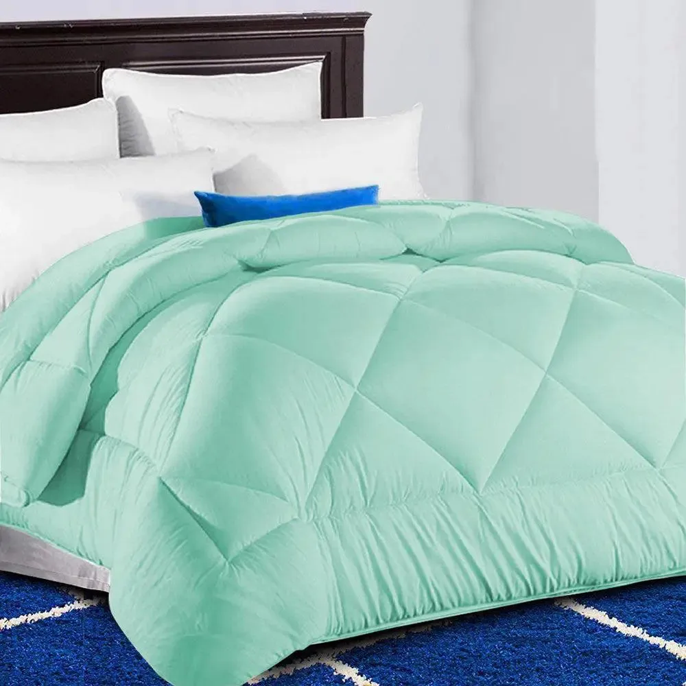 Pista Green Quilted Double Bed Comforter