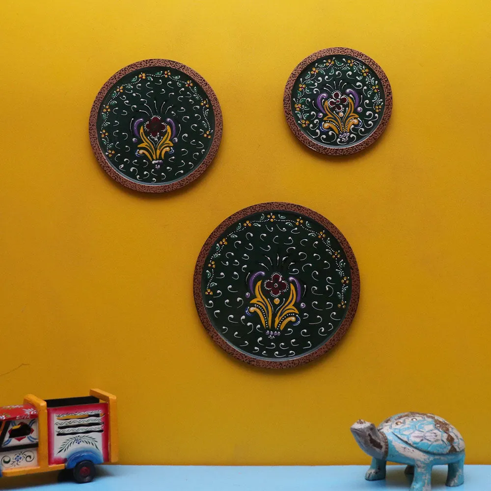 Pitch-Dark Soulful set of 3 Wallplates