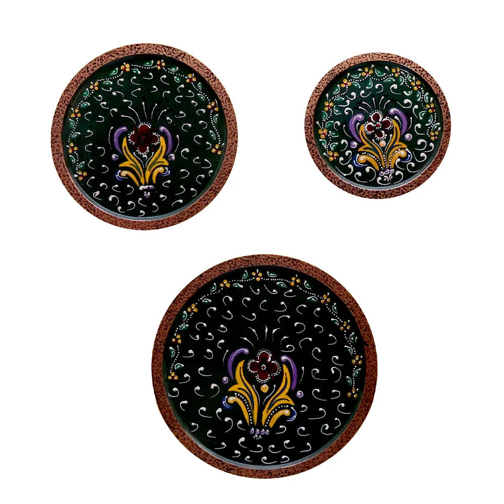 Pitch-Dark Soulful set of 3 Wallplates