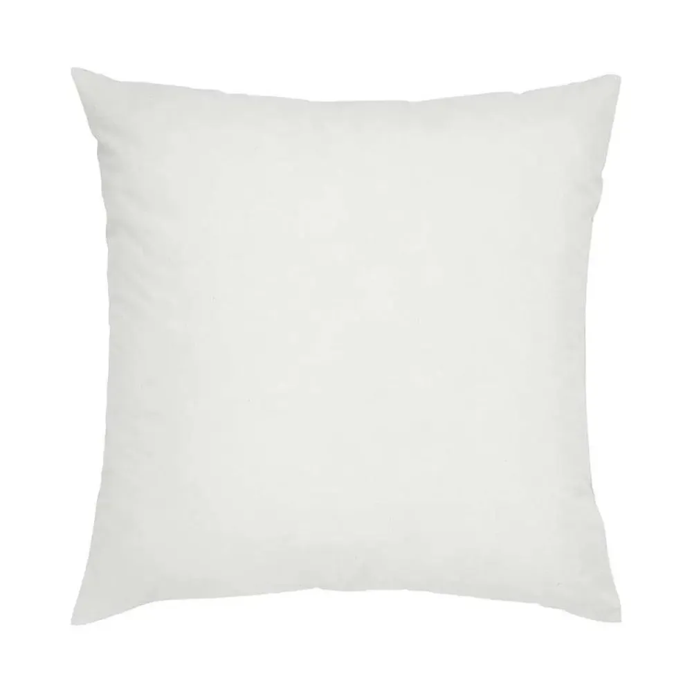 Plain White Poly-Fiber Cushion Fillers Set Of 2 (20" x 20")