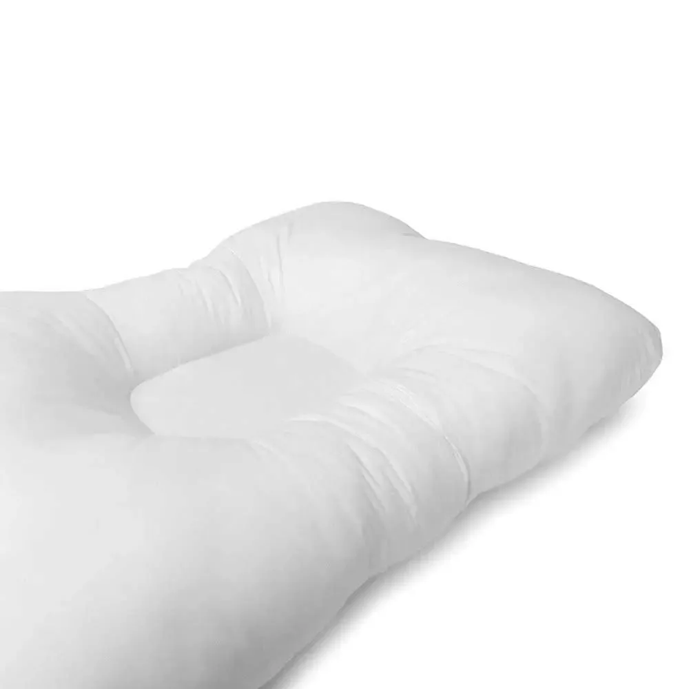 Plain White Poly-Fiber Doctor Pillow Set Of 1 (16" x 24")