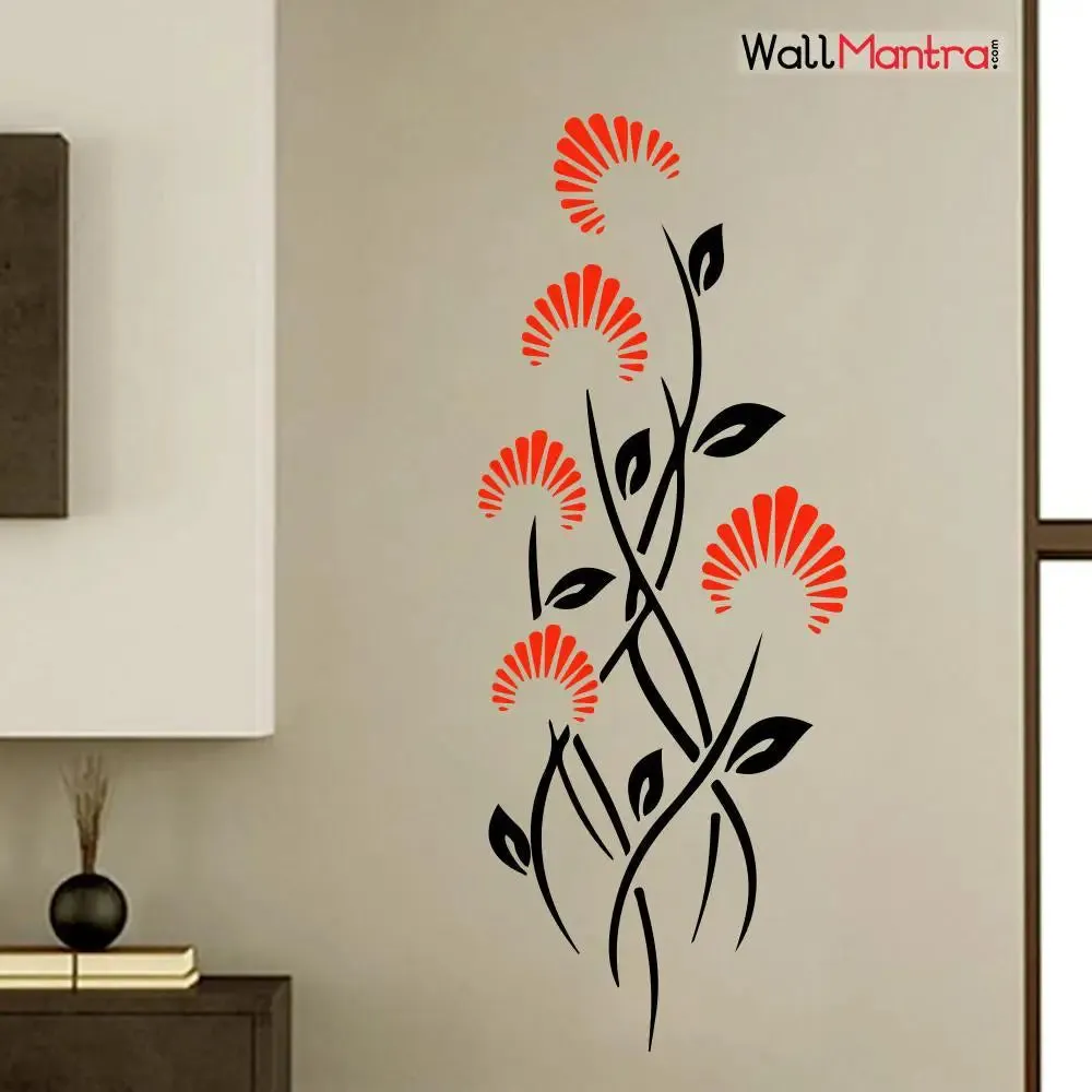 Plant Wall Sticker for Living Room, Bedroom, Office Decoration