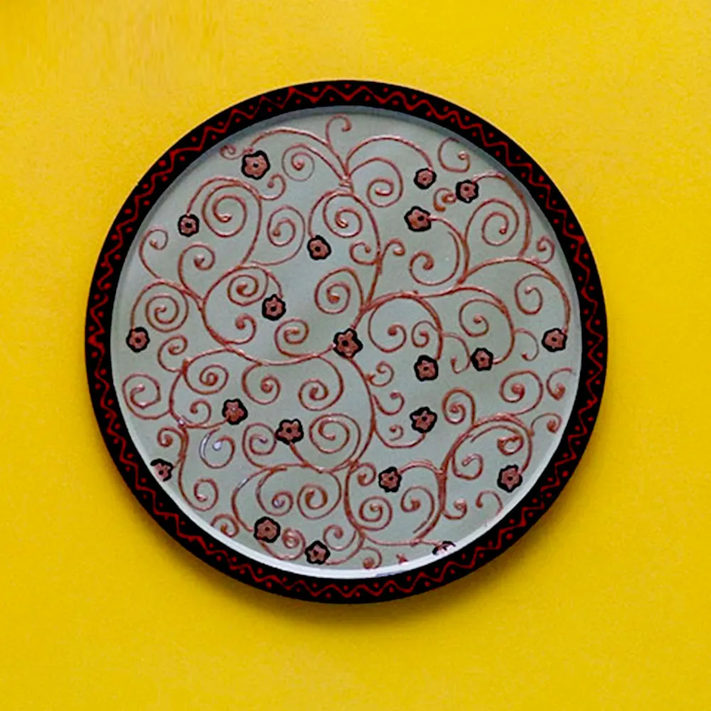 Pleasant Multicolor Design Art Set of 3 Wallplates