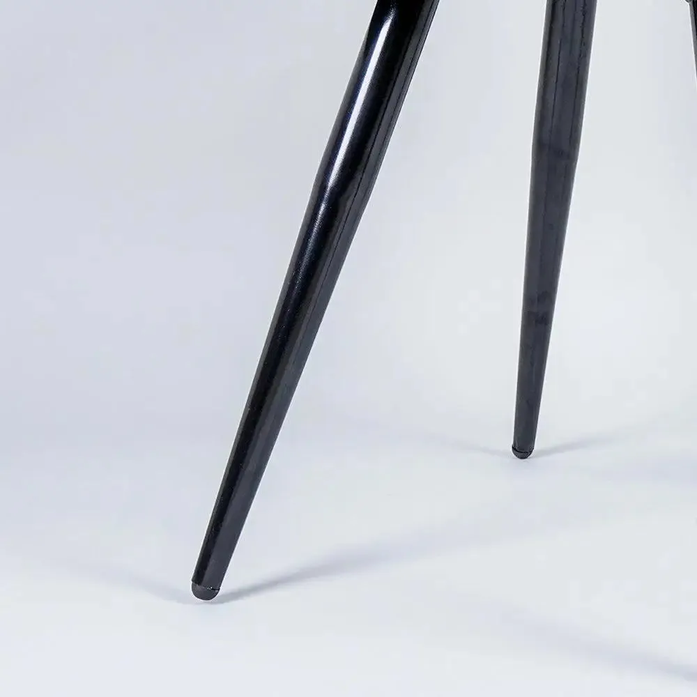 Plush Comfy Velvet Yellow Bar Stool / High Stool Single Stool