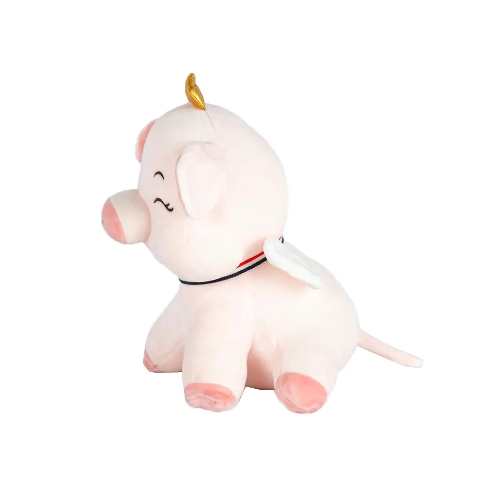 Plush Feel Happy Little Pig Soft Toy