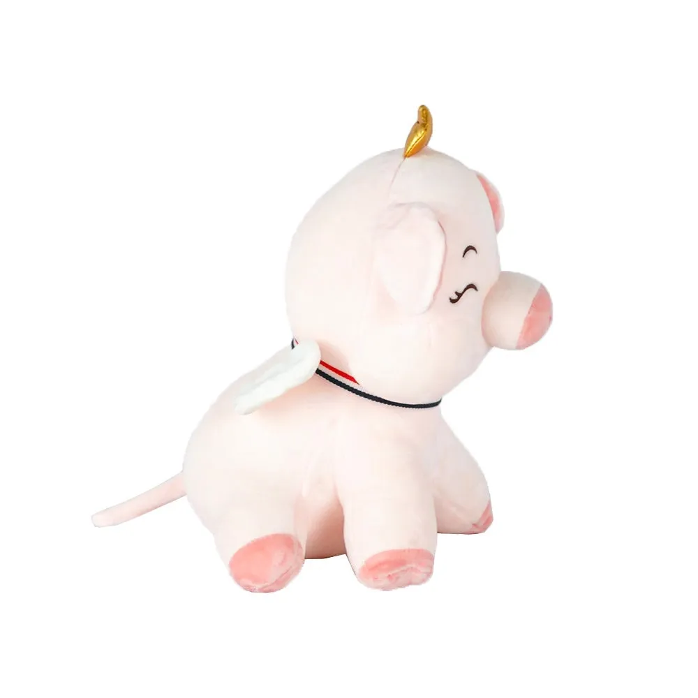 Plush Feel Happy Little Pig Soft Toy