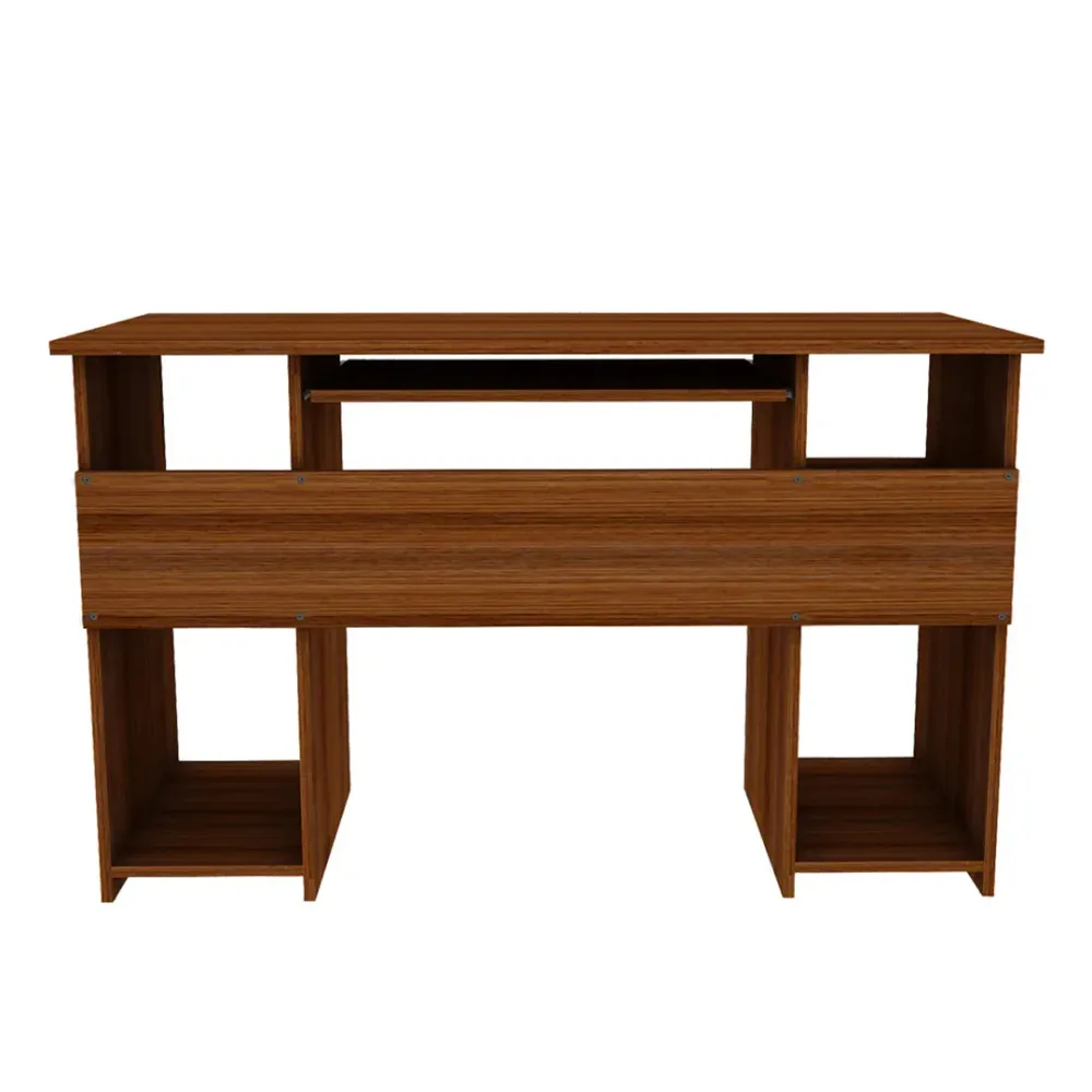 WallMantra Plywood Computer Desk – Walnut