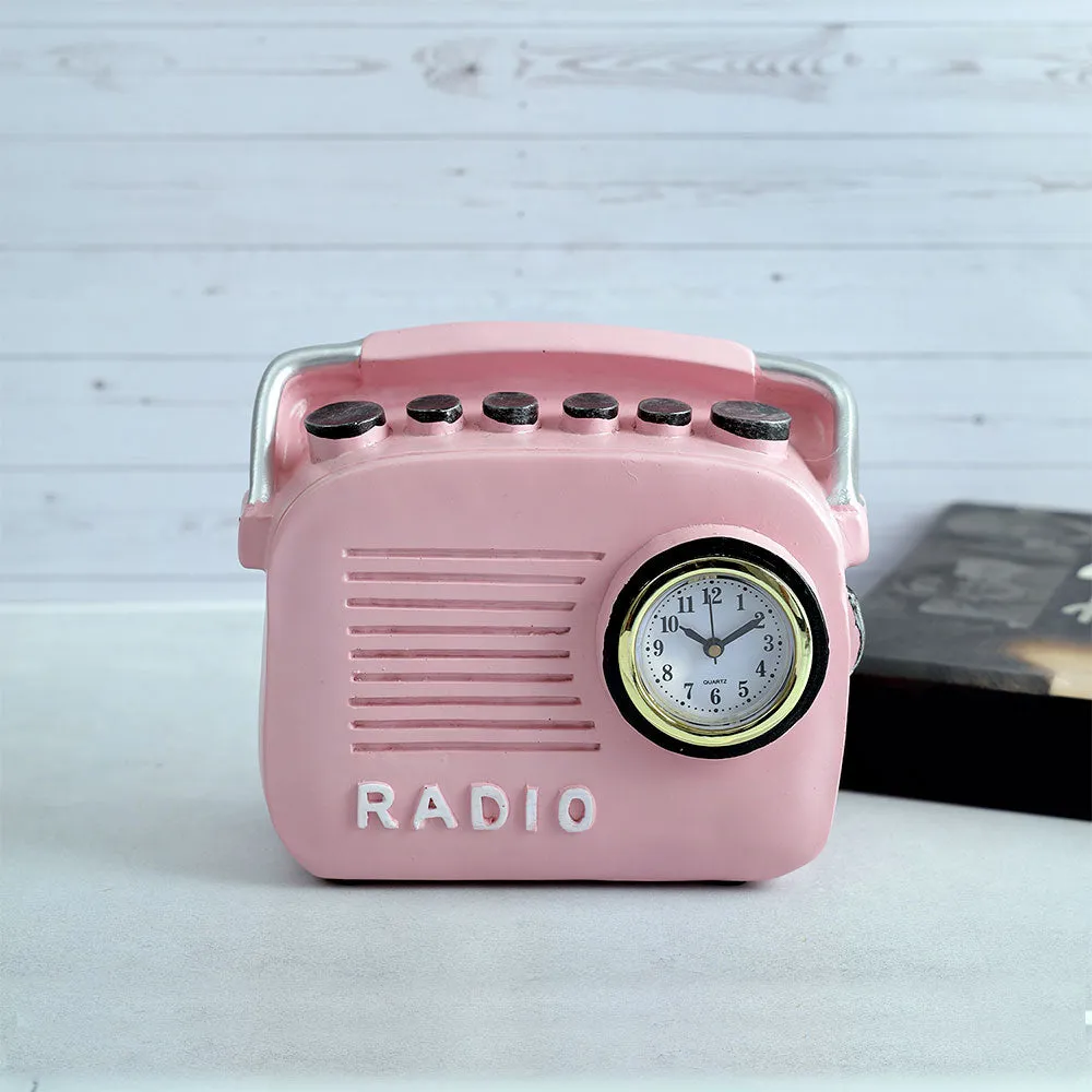 Popping Pink Vintage Radio Table Accent
