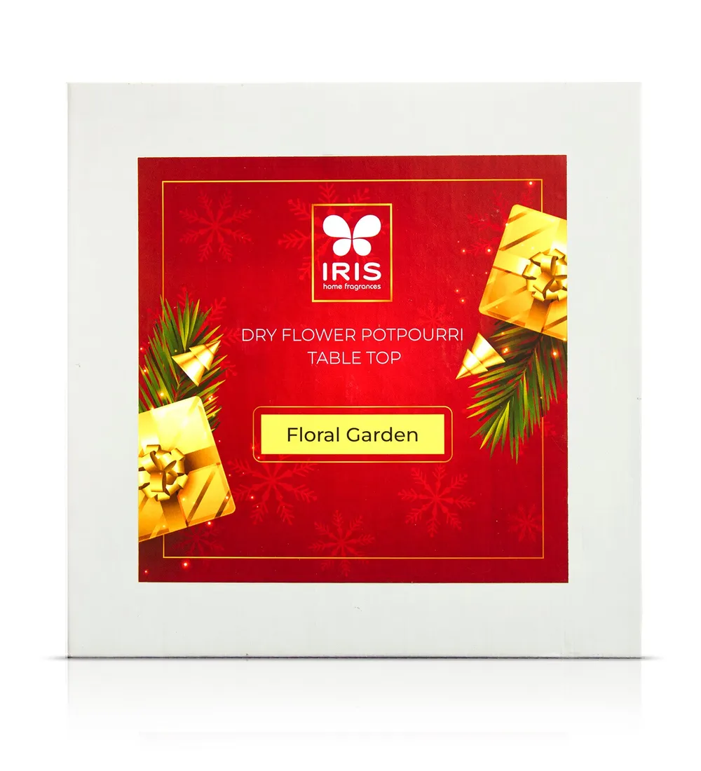 Potpourri Flowers with Wooden Box Gift Set for Valentine's Day