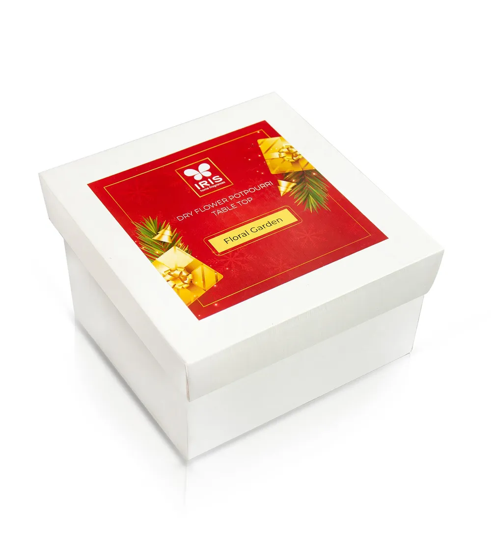 Potpourri Flowers with Wooden Box Gift Set for Valentine's Day