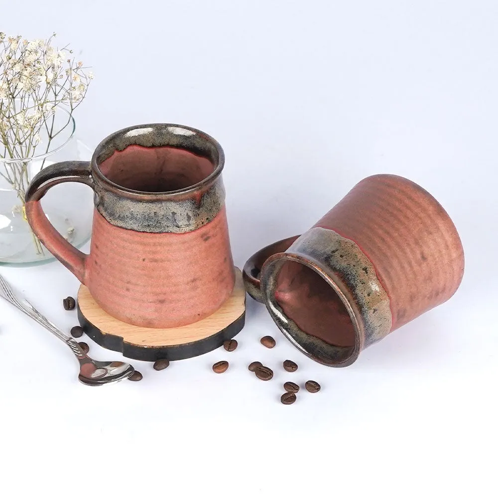 Pottery Inspired Ceramic Mugs Single Piece